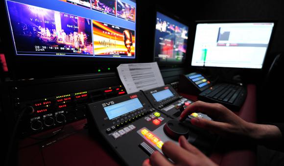 The company EVS from Liege is a regular from the NAB Show of Las Vegas, specialized in the audio visual.