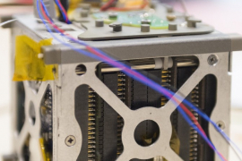 Oufti-1, the first Belgian nanosatellite (c) ULg Oufti-1, the first Belgian nanosatellite
