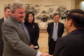 Jean-Claude Marcourt rencontre les autorités de Zhengzhou Jean-Claude Marcourt rencontre les autorités de Zhengzhou