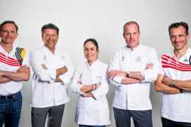 The duo at the head of Team Belgium with the 3 Michelin-starred Belgian chefs The duo at the head of Team Belgium with the 3 Michelin-starred Belgian chefs