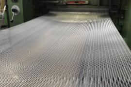 Métal déployé fabriqué par MDB ©RTBF- François Braibant Métal déployé fabriqué par MDB ©RTBF- François Braibant