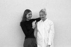 Aude et Astrid Regout, de la marque Rue Blanche (c) Loic Van der Heyden Aude et Astrid Regout, de la marque Rue Blanche