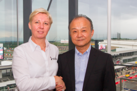 Nathalie Maillet et Susumu Yamashita ©Spa-Francorchamps Nathalie Maillet et Susumu Yamashita ©Spa-Francorchamps